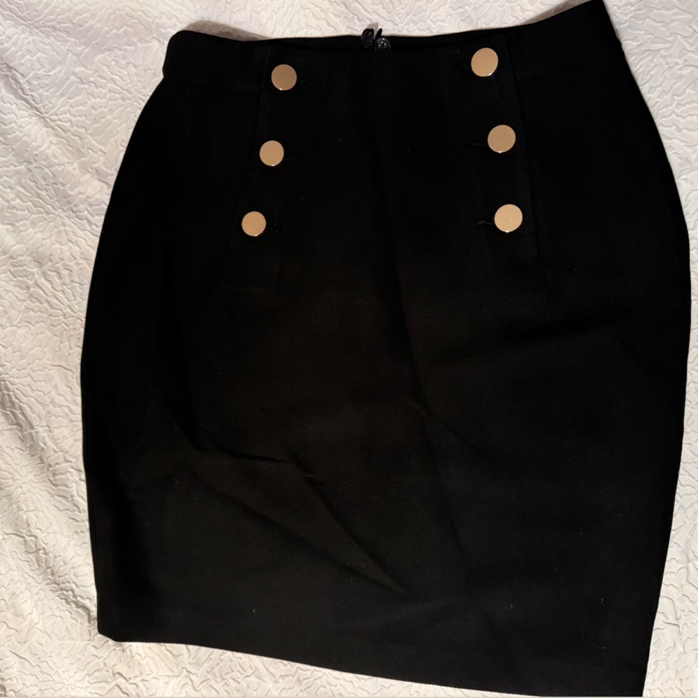 H&M black mini skirt